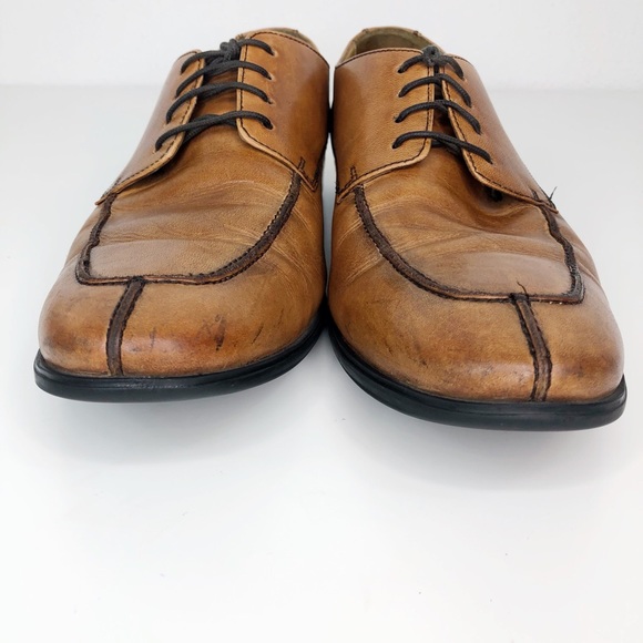 Cole Haan C11990 Brown Leather Split Toe Oxford9.5 - Picture 3 of 8